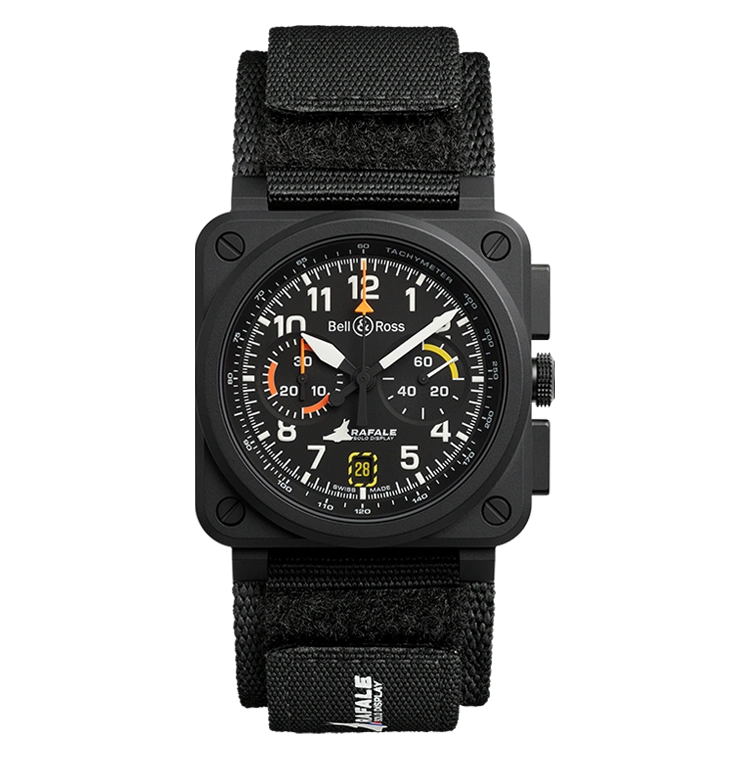 BR-03 Chrono Rafale Solo Display - Cortina Watch Malaysia