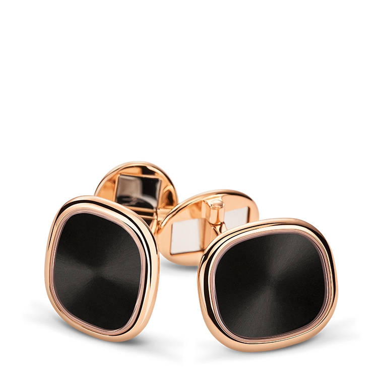 Golden Ellipse Cuff Links - Cortina Watch Malaysia