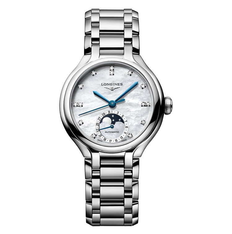 Longines PrimaLuna Moonphase - Cortina Watch Malaysia