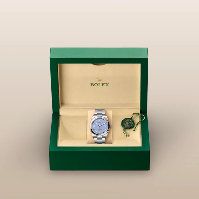 Rolex Oyster Perpetual in Oystersteel, M126000-0013 - Cortina Watch Malaysia