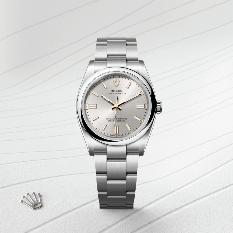 rolex oyster perpetual in oystersteel, m126000-0001 - cortina watch