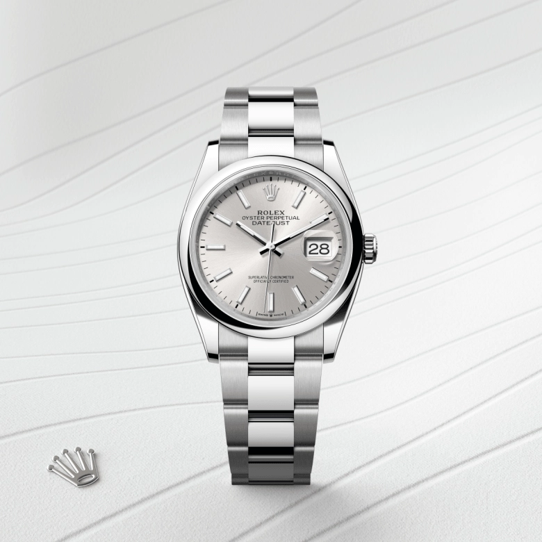rolex datejust in oystersteel, m126200-0002 - cortina watch