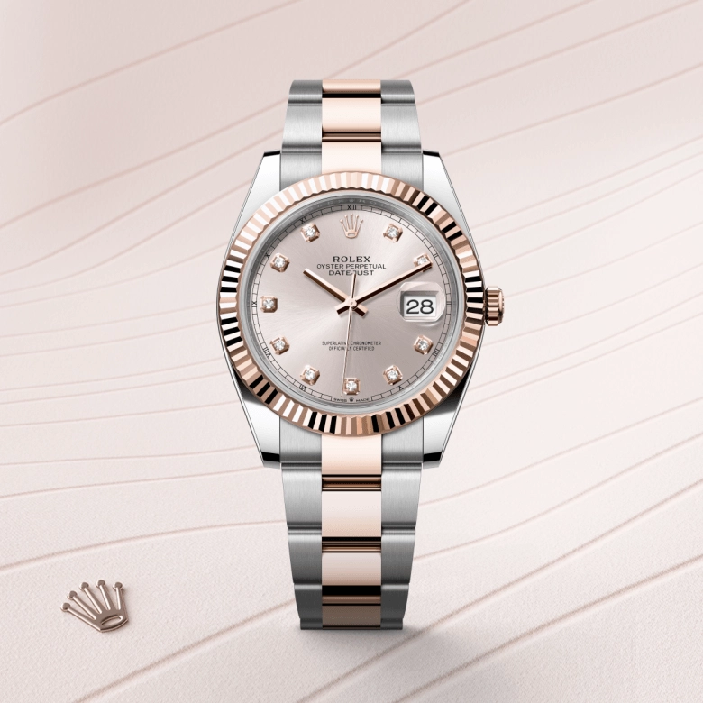 Rolex Datejust in Rolesor Everose - kombinasi Oystersteel dan emas Everose, M126331-0007 - Cortina Watch Malaysia