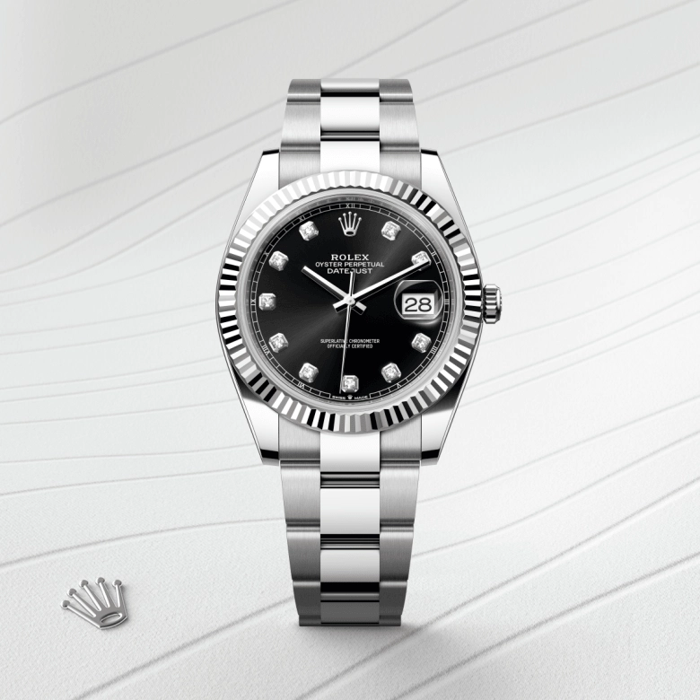 rolex datejust in white-rolesor, m126334-0011 - cortina watch