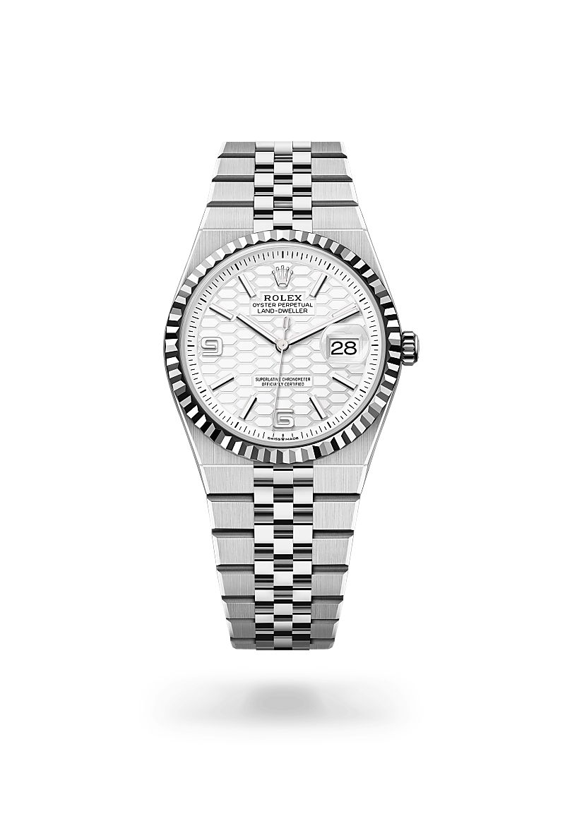 Rolex Land-Dweller in Rolesor Putih - kombinasi Oystersteel dan emas putih, M127234-0001 - Cortina Watch Malaysia Rolex Land-Dweller in Rolesor Putih - kombinasi Oystersteel dan emas putih, M127234-0001 - Cortina Watch Malaysia