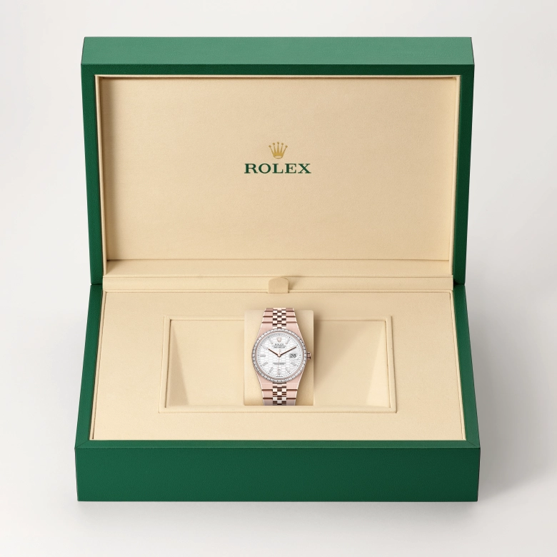 Rolex Land-Dweller in 18 ct Everose gold, M127285TBR-0002 - Cortina Watch Malaysia