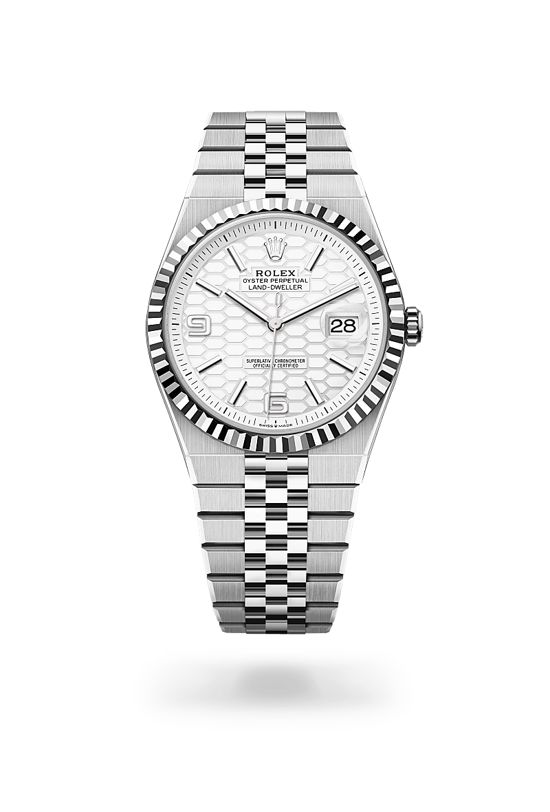 Rolex Land-Dweller in Rolesor Putih - kombinasi Oystersteel dan emas putih, M127334-0001 - Cortina Watch Malaysia Rolex Land-Dweller in Rolesor Putih - kombinasi Oystersteel dan emas putih, M127334-0001 - Cortina Watch Malaysia