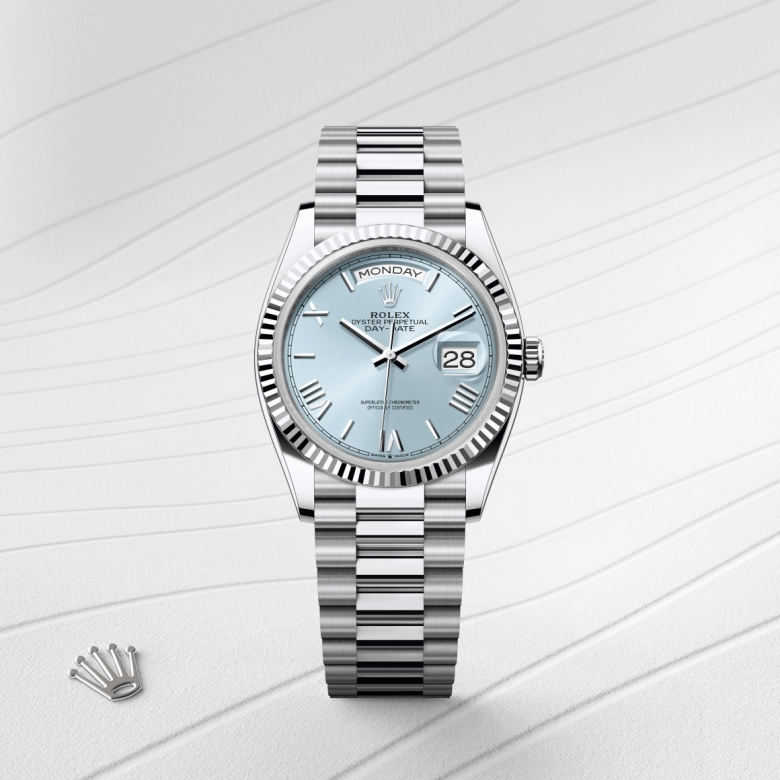 Rolex Day-Date in Platinum, M128236-0018 - Cortina Watch Malaysia