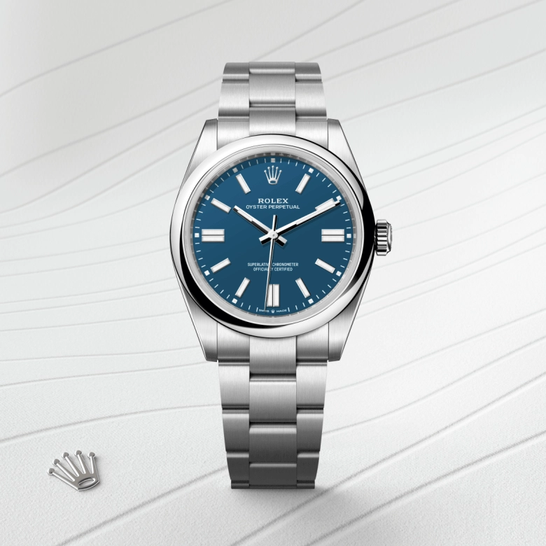 Rolex Oyster Perpetual in Oystersteel, M134300-0009 - Cortina Watch Malaysia
