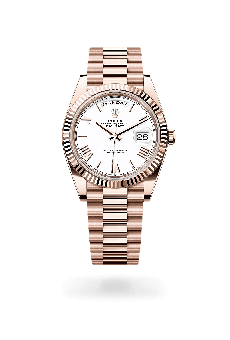 rolex day-date dalam emas everose 18k, m228235-0032 - cortina watch rolex day-date dalam emas everose 18k, m228235-0032 - cortina watch