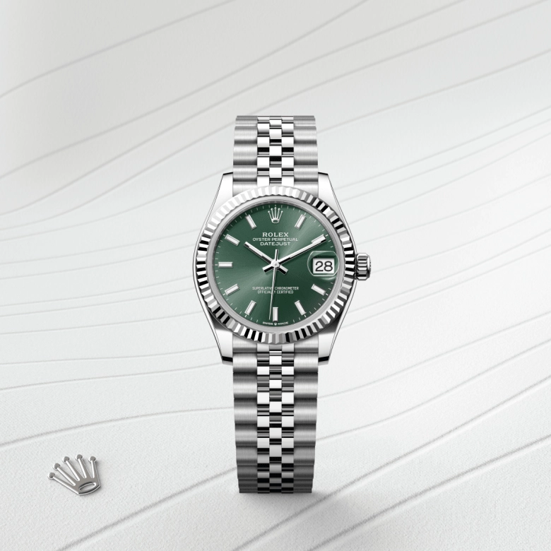 rolex datejust in white-rolesor, m278274-0018 - cortina watch