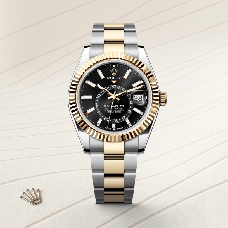 Rolex Sky-Dweller in Rolesor Kuning - kombinasi Oystersteel dan emas kuning, M336933-0003 - Cortina Watch Malaysia