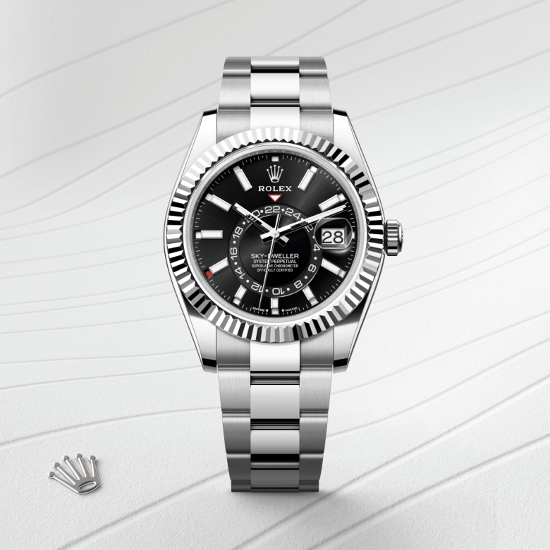 Rolex Sky-Dweller in Rolesor Putih - kombinasi Oystersteel dan emas putih, M336934-0007 - Cortina Watch Malaysia
