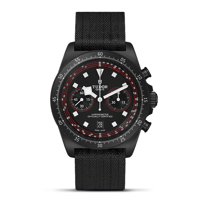 TUDORPelagos FXD Chrono领潜型FXD黑色碳复合材质表壳，直径43毫米，哑光饰面 - M25827KN-0001 at Cortina Watch Malaysia
