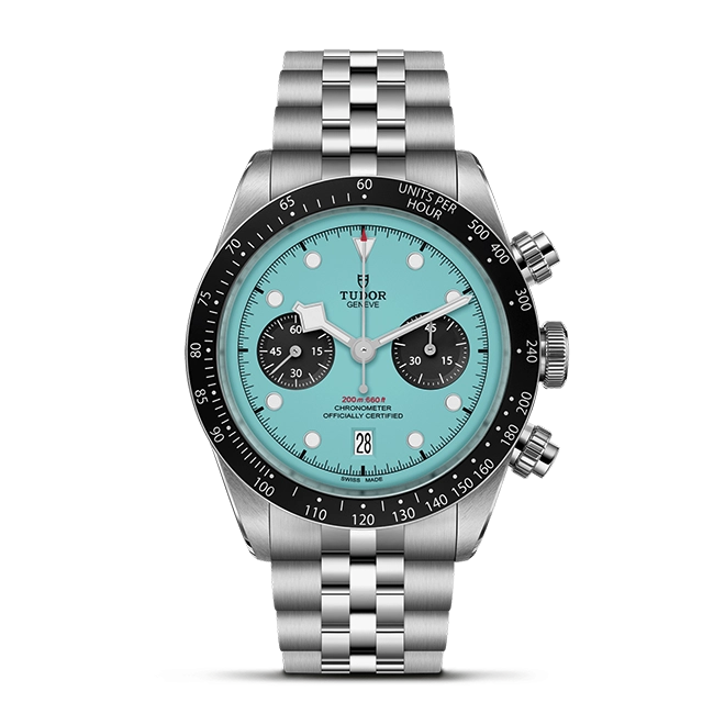 TUDORBlack Bay Chrono敢为之选磨光及磨砂不锈钢表壳，直径41毫米 - M79360N-0024 at Cortina Watch Malaysia