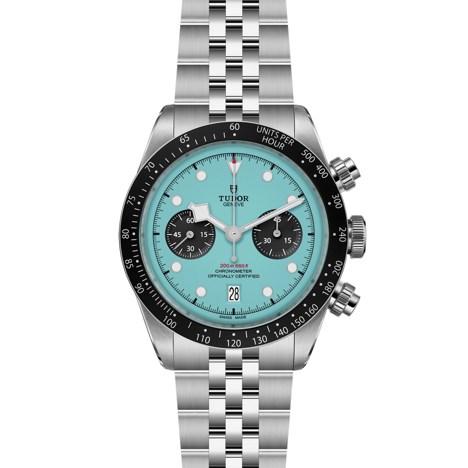 TUDORBlack Bay Chrono敢为之选磨光及磨砂不锈钢表壳，直径41毫米 - M79360N-0024 at Cortina Watch Malaysia