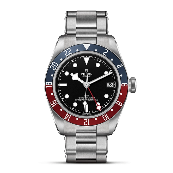 TUDORBlack Bay GMT碧湾格林尼治型磨光及磨砂钢表壳，直径41毫米 - M79830RB-0001 at Cortina Watch Malaysia