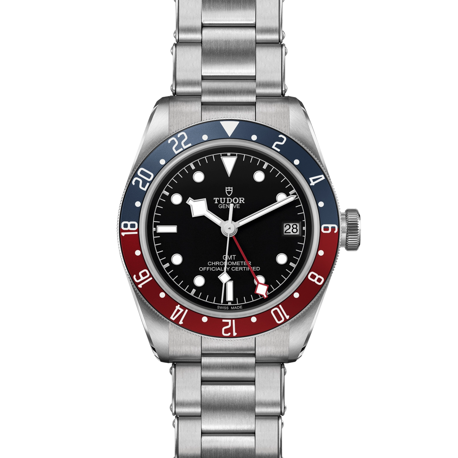 TUDORBlack Bay GMT碧湾格林尼治型磨光及磨砂钢表壳，直径41毫米 - M79830RB-0001 at Cortina Watch Malaysia