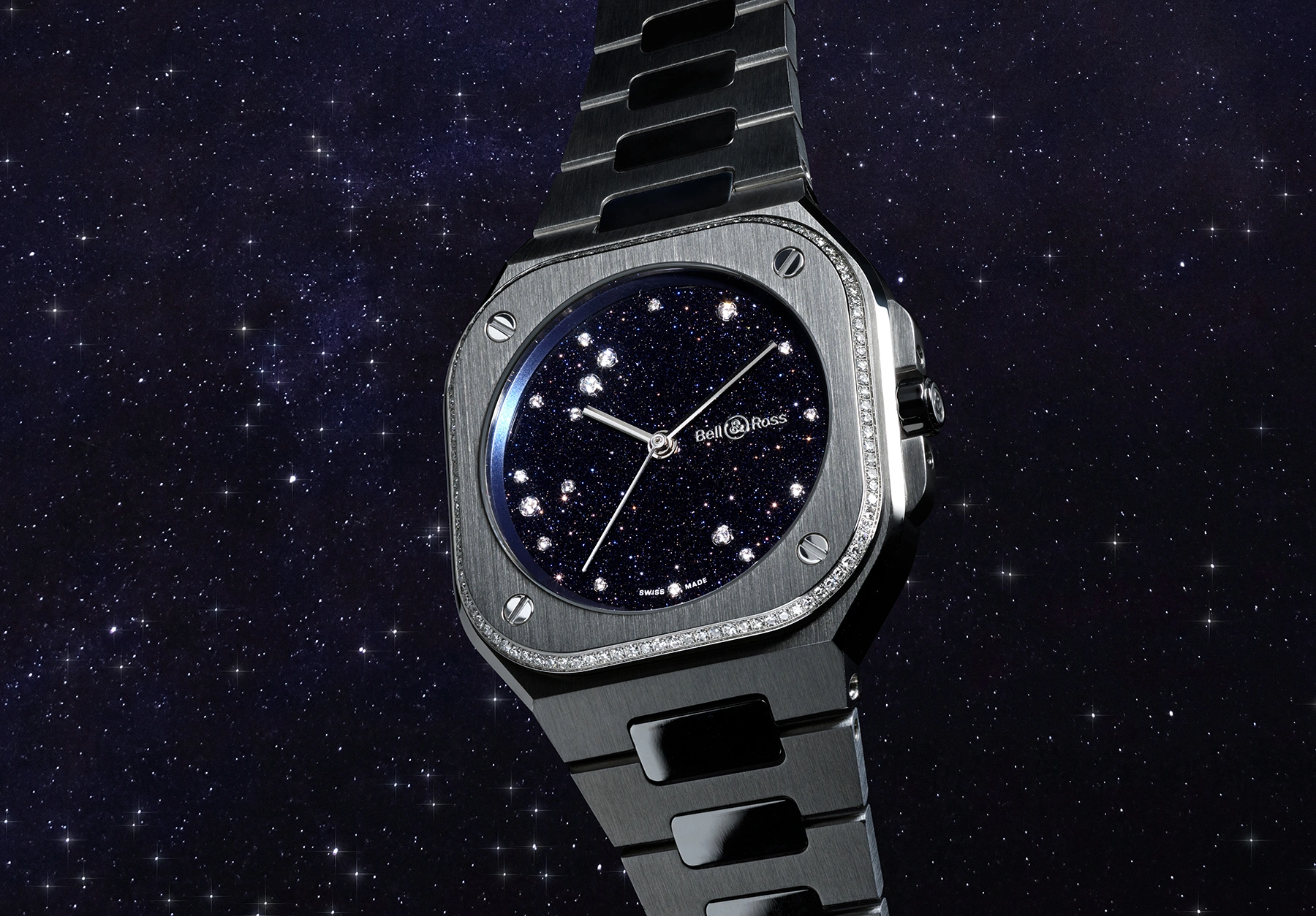 A Constellation of Diamonds: BR-05 Blue Diamond Eagle 36mm - Cortina Watch Malaysia
