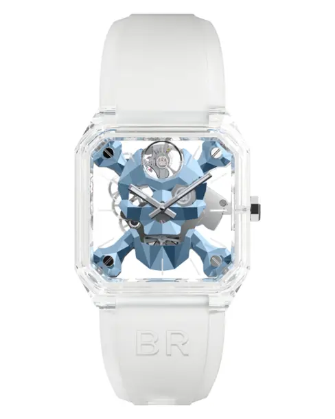 BR 01 Cyber Skull Sapphire Ice Blue - Cortina Watch Malaysia