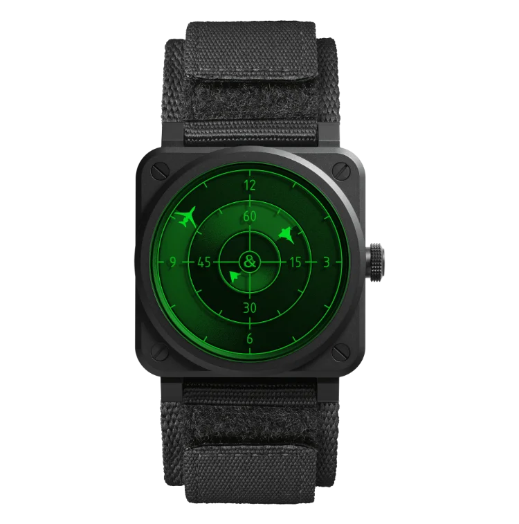 BR-03 Green Radar Ceramic - Cortina Watch Malaysia