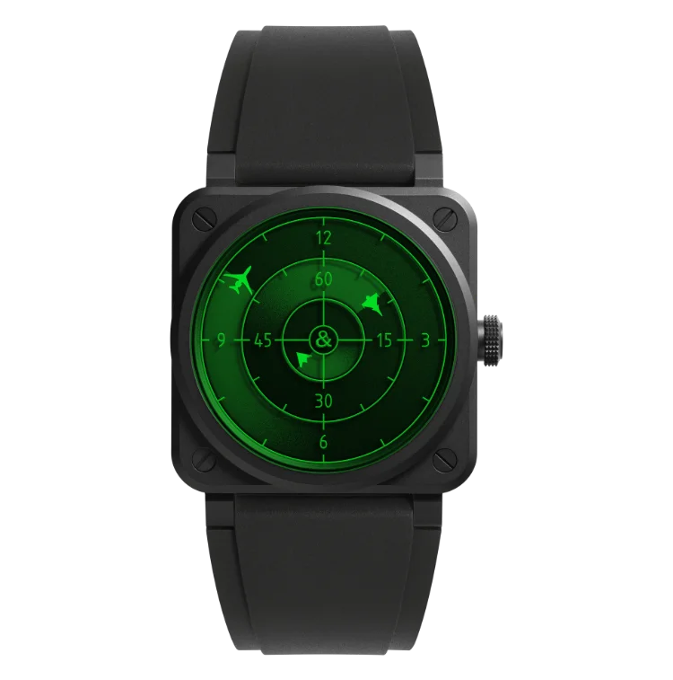 BR-03 Green Radar Ceramic - Cortina Watch Malaysia