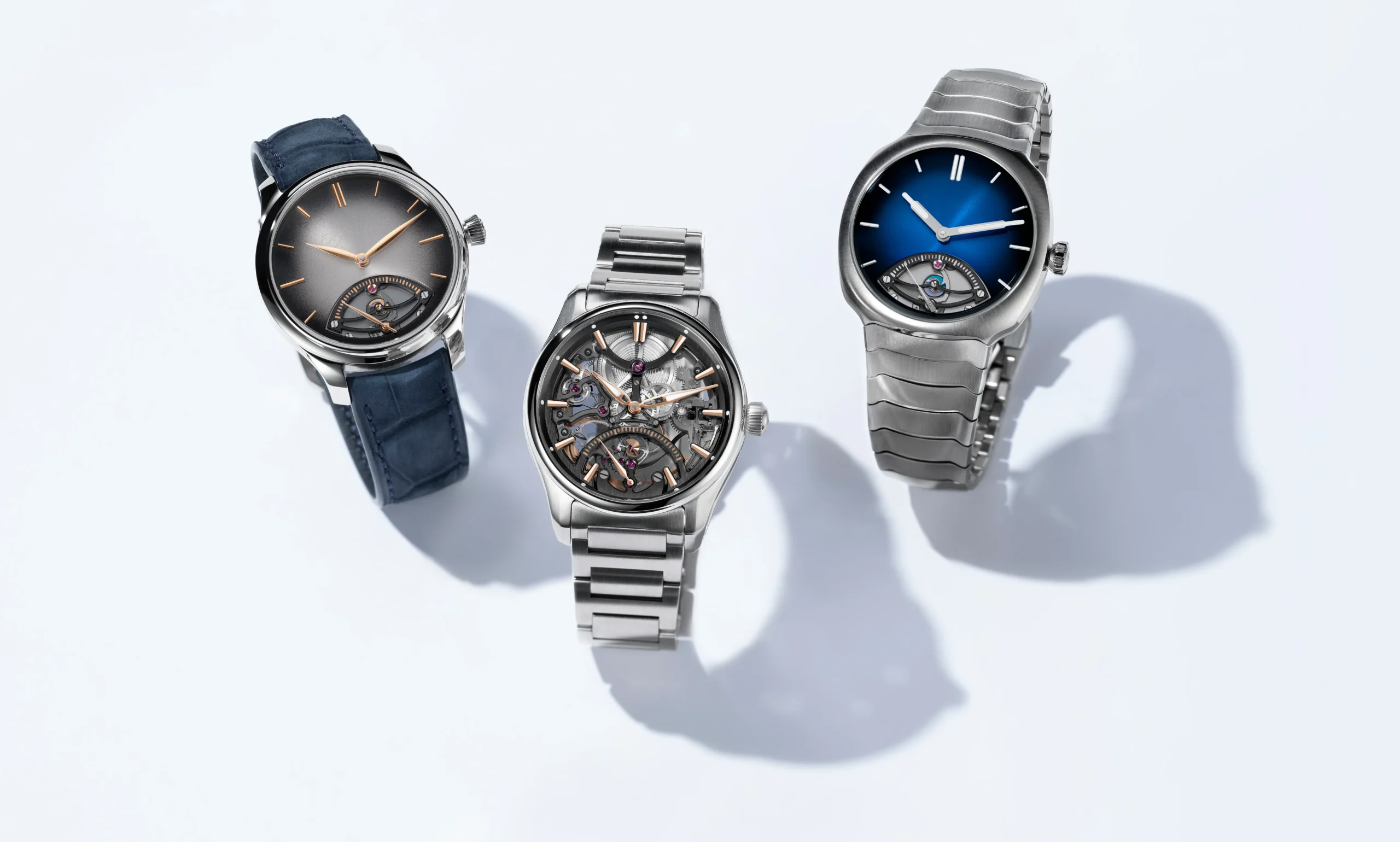 One Complication, Three Personalities: H. Moser & Cie. Introduces Three New Retrograde Seconds Models - Cortina Watch Malaysia