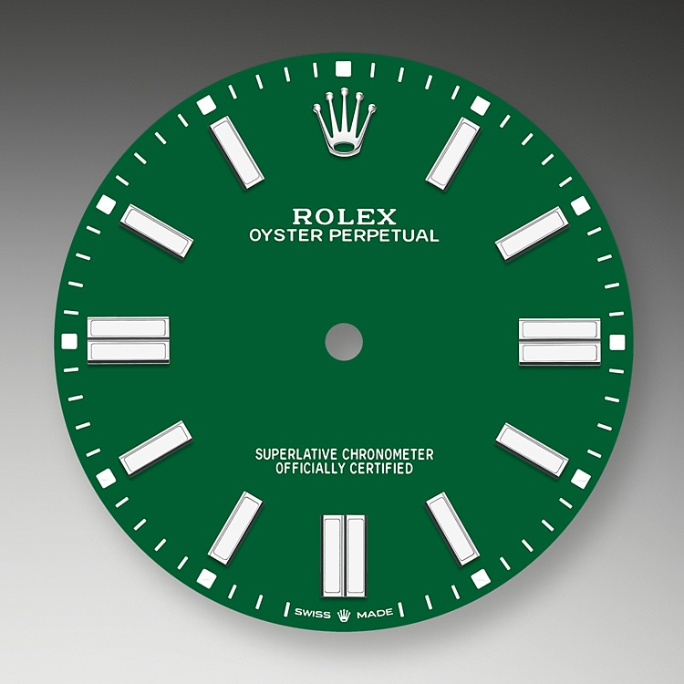Green Dial Oystersteel 52183 G 41