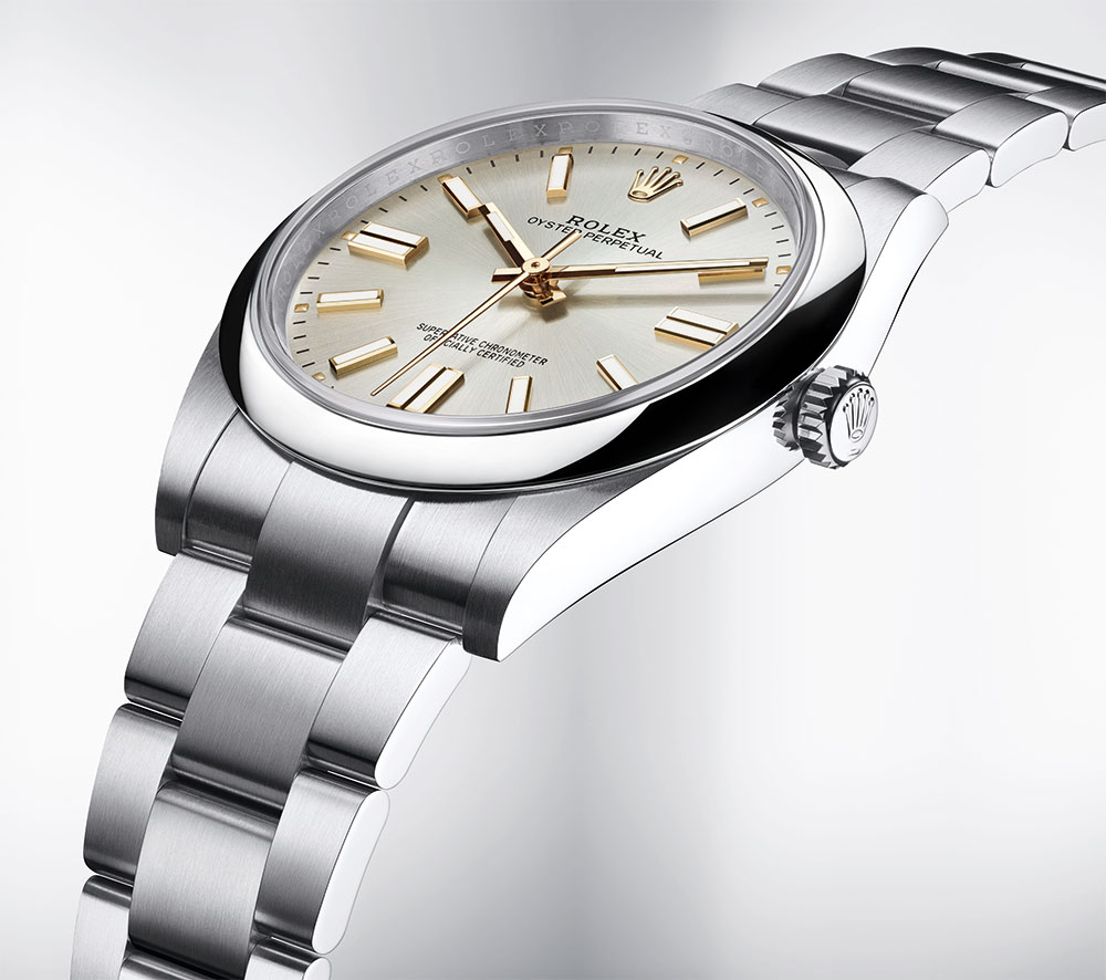Rolex Oyster Perpetual 41 with a silver dial M124300-0001