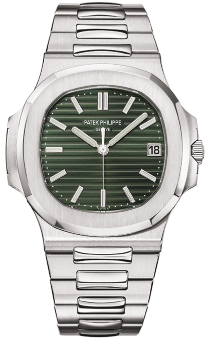 Patek Philippe Nautilus Stainless Steel Olive Green Dial Ref 5711 1a 014 E1617941806366