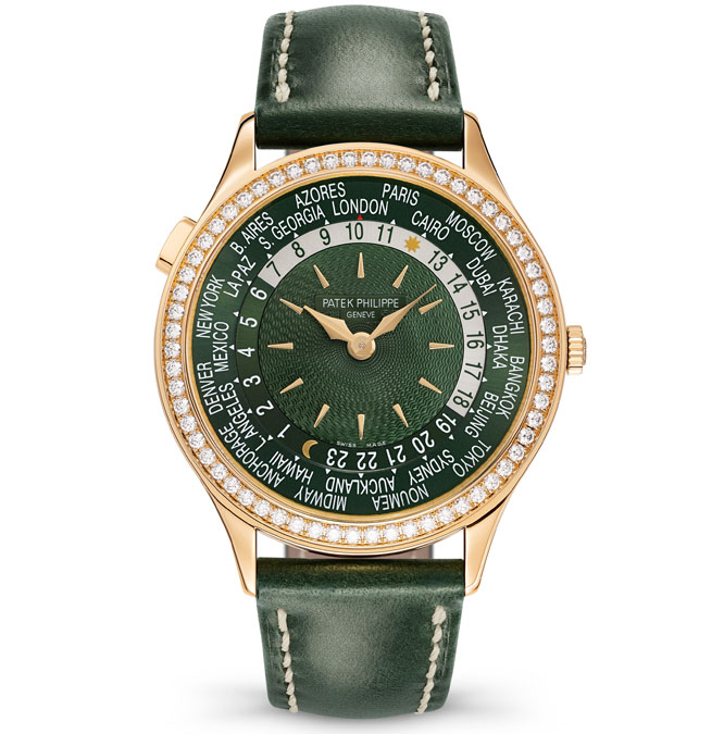 Pp 7130r 014 Patek Philippe World Time Green Front
