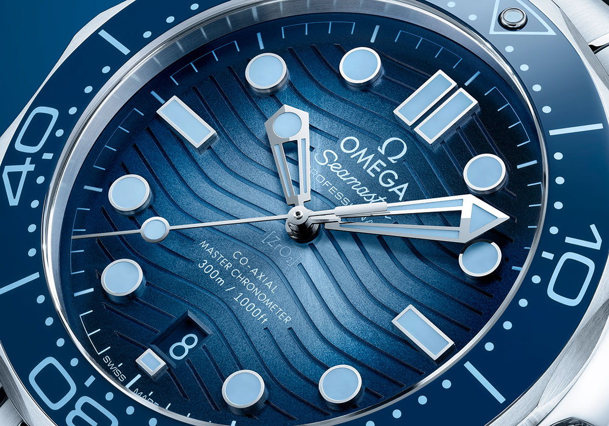 Cortina Watch Omega Seamaster Summer Blue Diver 300m