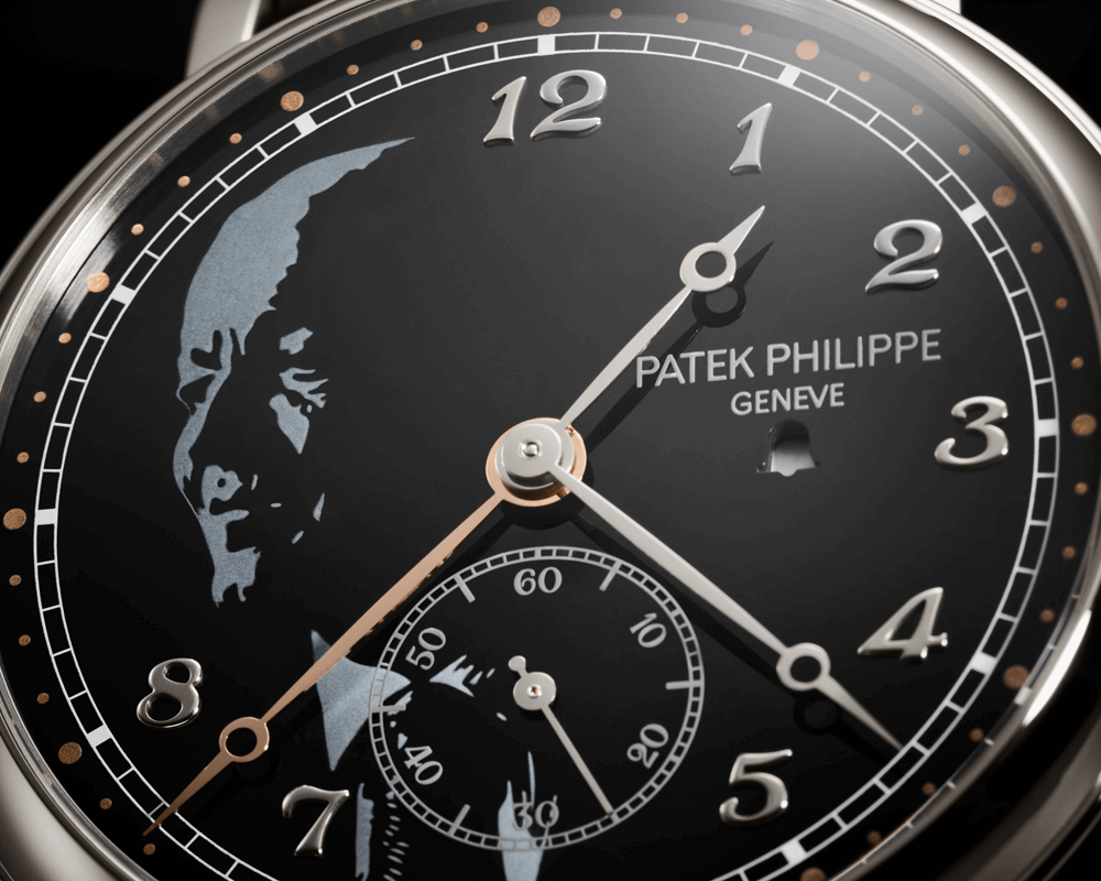 Patek Philippe Ref. 1938p Minute Repeater Alarm Cortina Watch Close Up