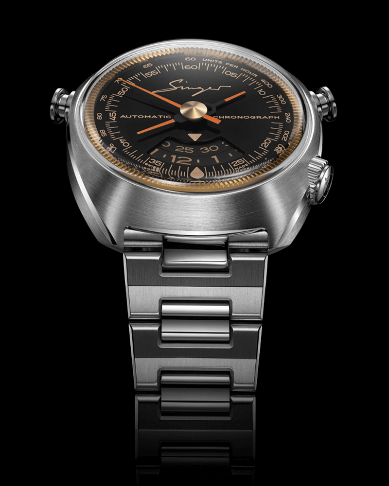 Singer Reimagined 1969 Chronograph At Cortina Watch Frontal