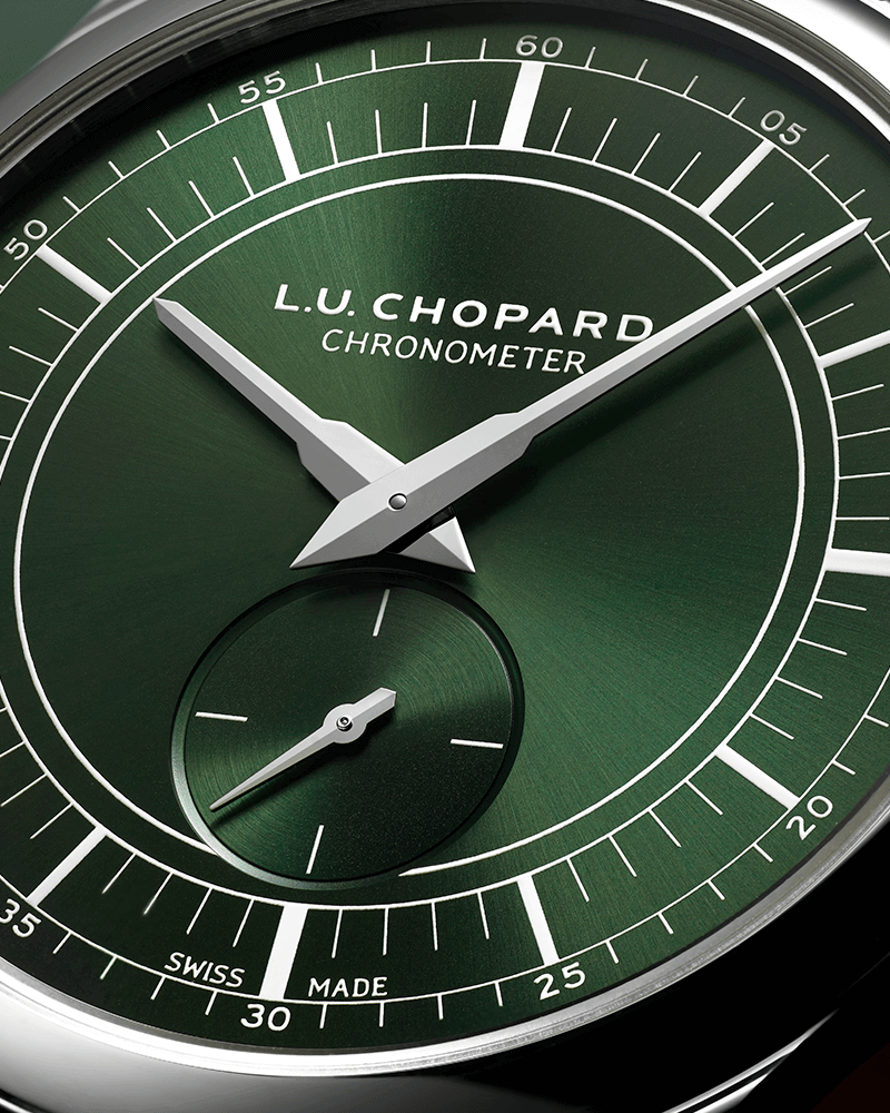 Chopard L.u.c Xps Forest Green 168629 3001 Cortina Watch