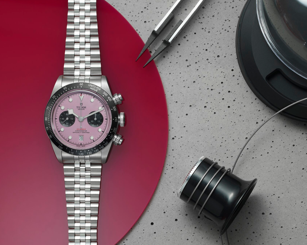 Tudor Black Bay Chrono Pink Cortina Watch