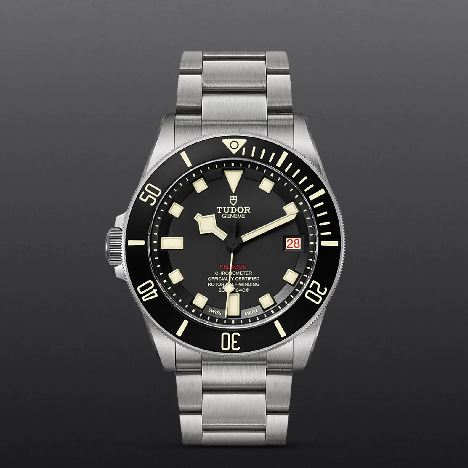 TUDORPelagos LHDPelagos42mm titanium and steel case with satin finish Numbered steel case back - M25610TNL-0001 at Cortina Watch Thailand