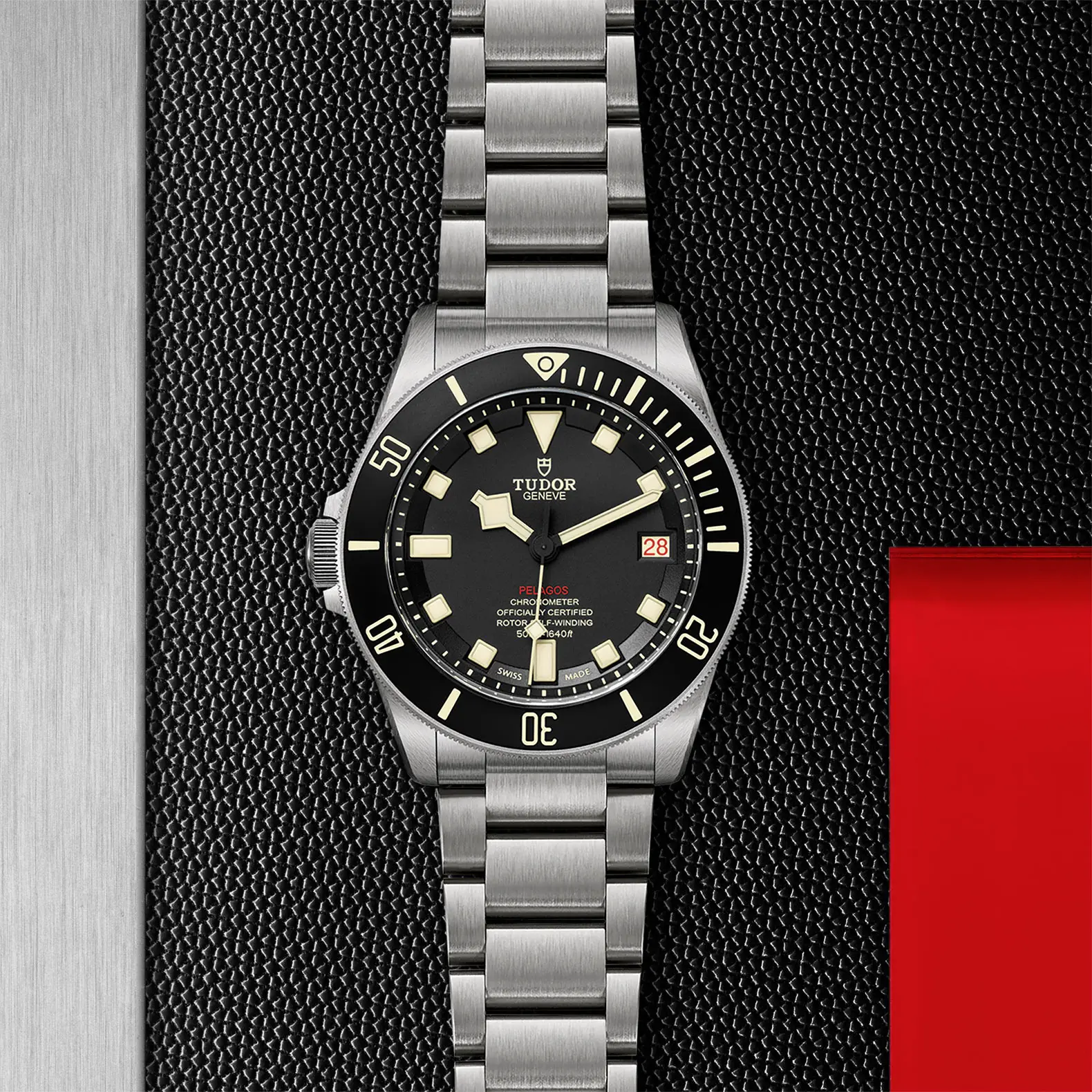 TUDORPelagos LHDPelagos42mm titanium and steel case with satin finish Numbered steel case back - M25610TNL-0001 at Cortina Watch Thailand