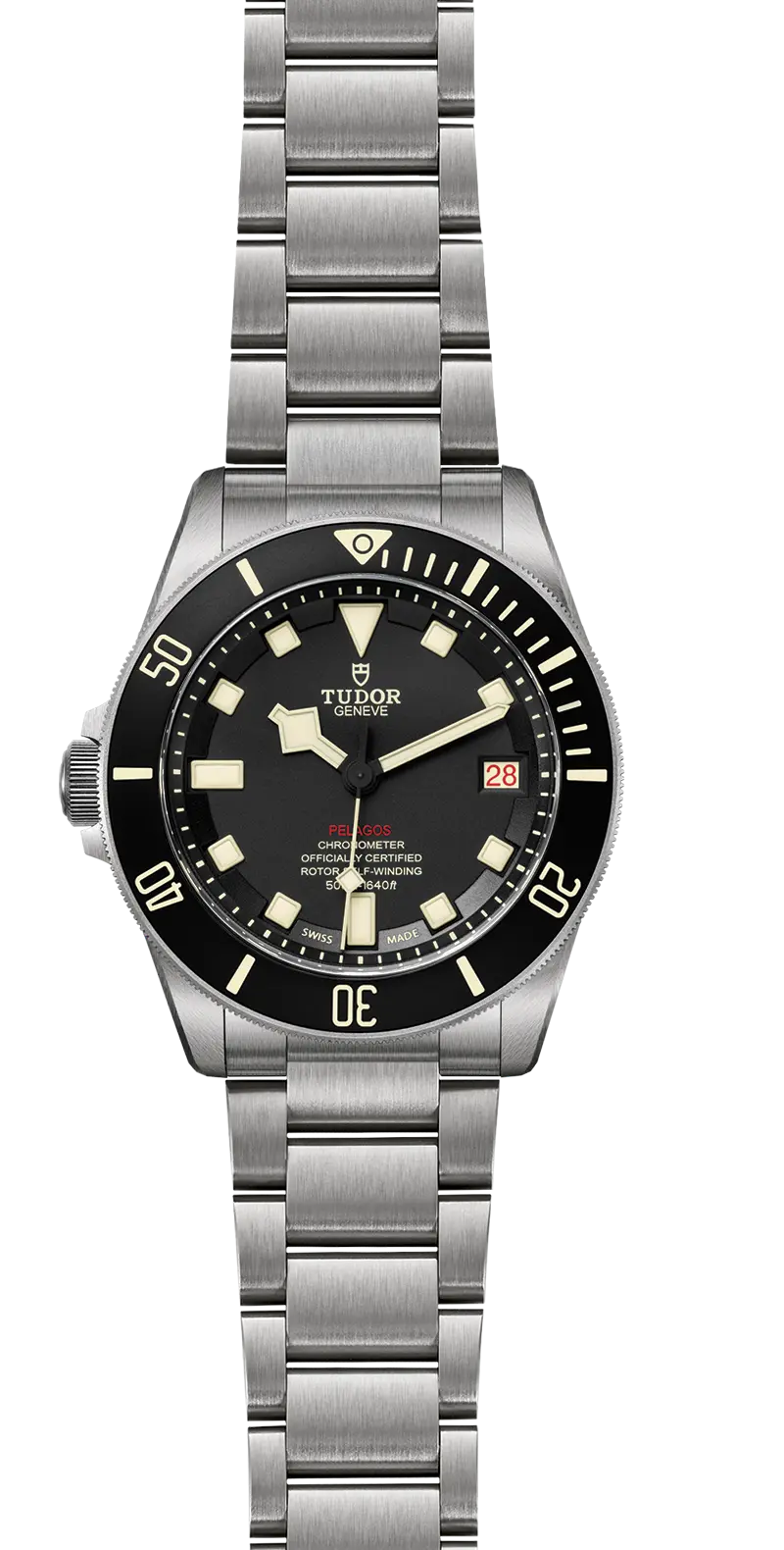 TUDORPelagos LHDPelagos42mm titanium and steel case with satin finish Numbered steel case back - M25610TNL-0001 at Cortina Watch Thailand