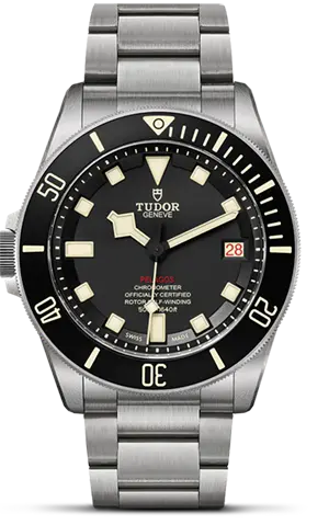 TUDORPelagos LHDPelagos42mm titanium and steel case with satin finish Numbered steel case back - M25610TNL-0001 at Cortina Watch Thailand