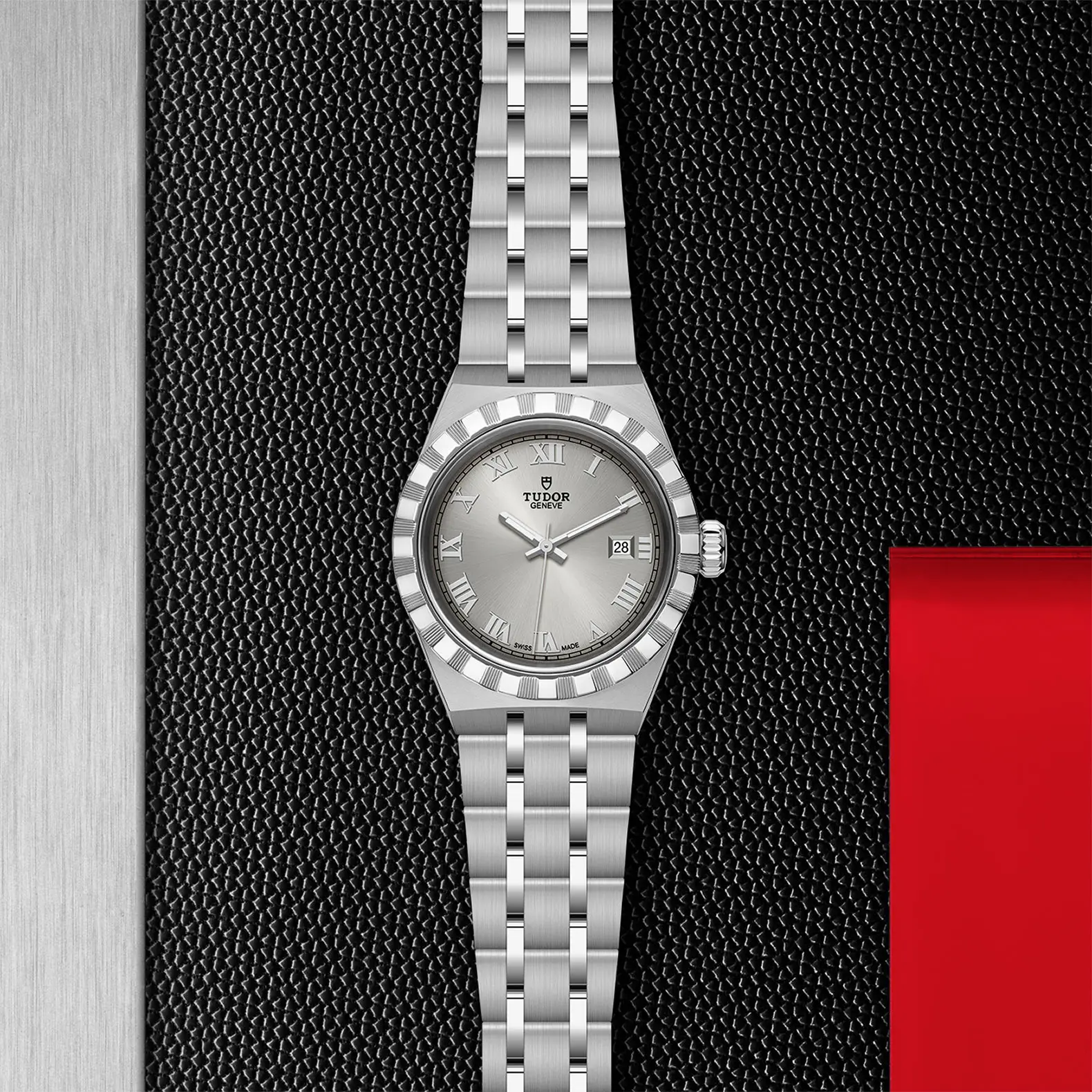TUDORTUDOR RoyalTUDOR Royal28mm steel case with polished and satin finish - M28300-0001 at Cortina Watch Thailand