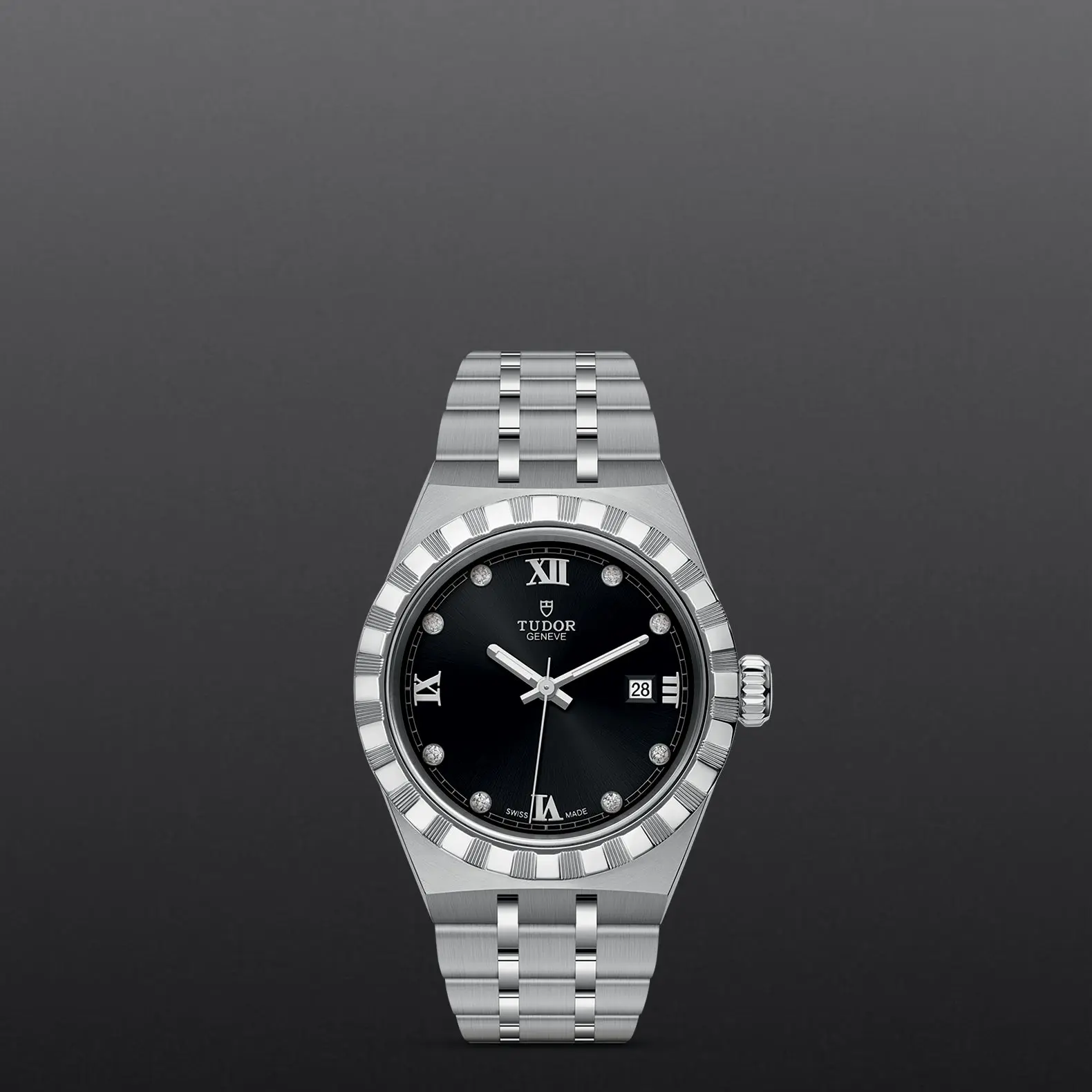 TUDORTUDOR RoyalTUDOR Royal28mm steel case with polished and satin finish - M28300-0004 at Cortina Watch Thailand