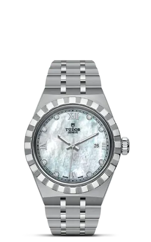 TUDORTUDOR RoyalTUDOR Royal28mm steel case with polished and satin finish - M28300-0005 at Cortina Watch Thailand