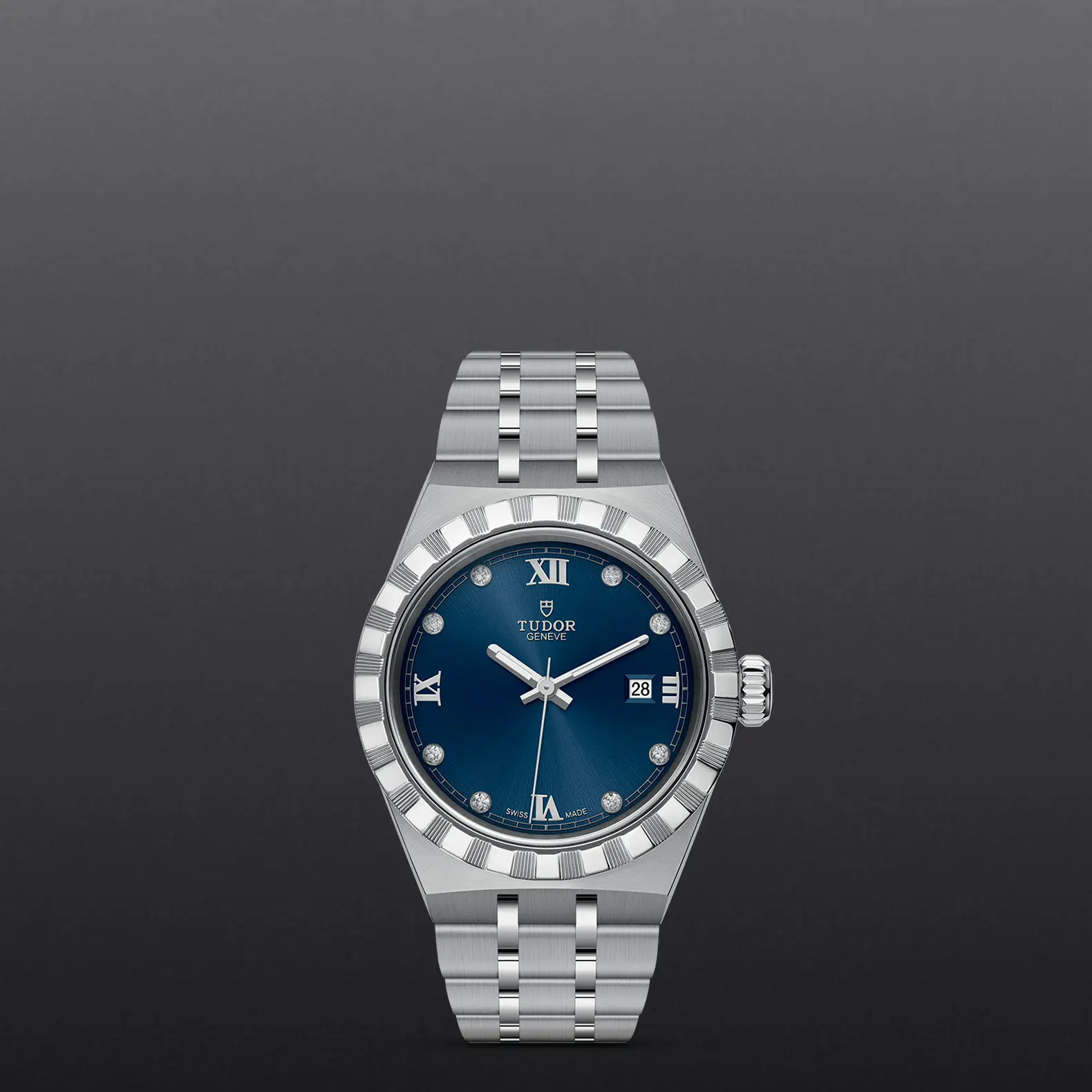 TUDORTUDOR RoyalTUDOR Royal28mm steel case with polished and satin finish - M28300-0007 at Cortina Watch Thailand