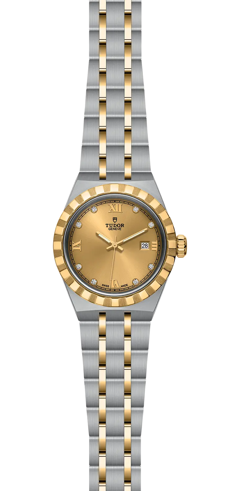 TUDORTUDOR RoyalTUDOR Royal28mm steel case with polished and satin finish - M28303-0006 at Cortina Watch Thailand