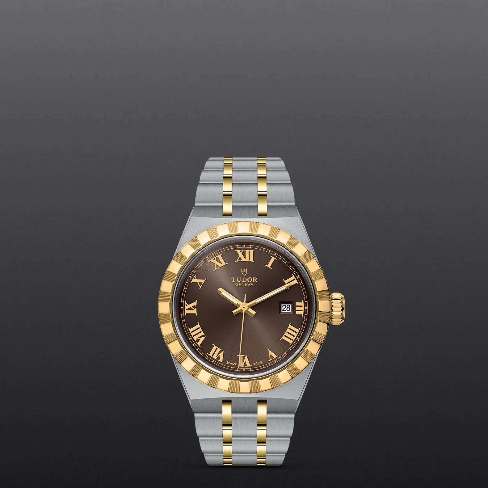 TUDORTUDOR RoyalTUDOR Royal28mm steel case with polished and satin finish - M28303-0008 at Cortina Watch Thailand