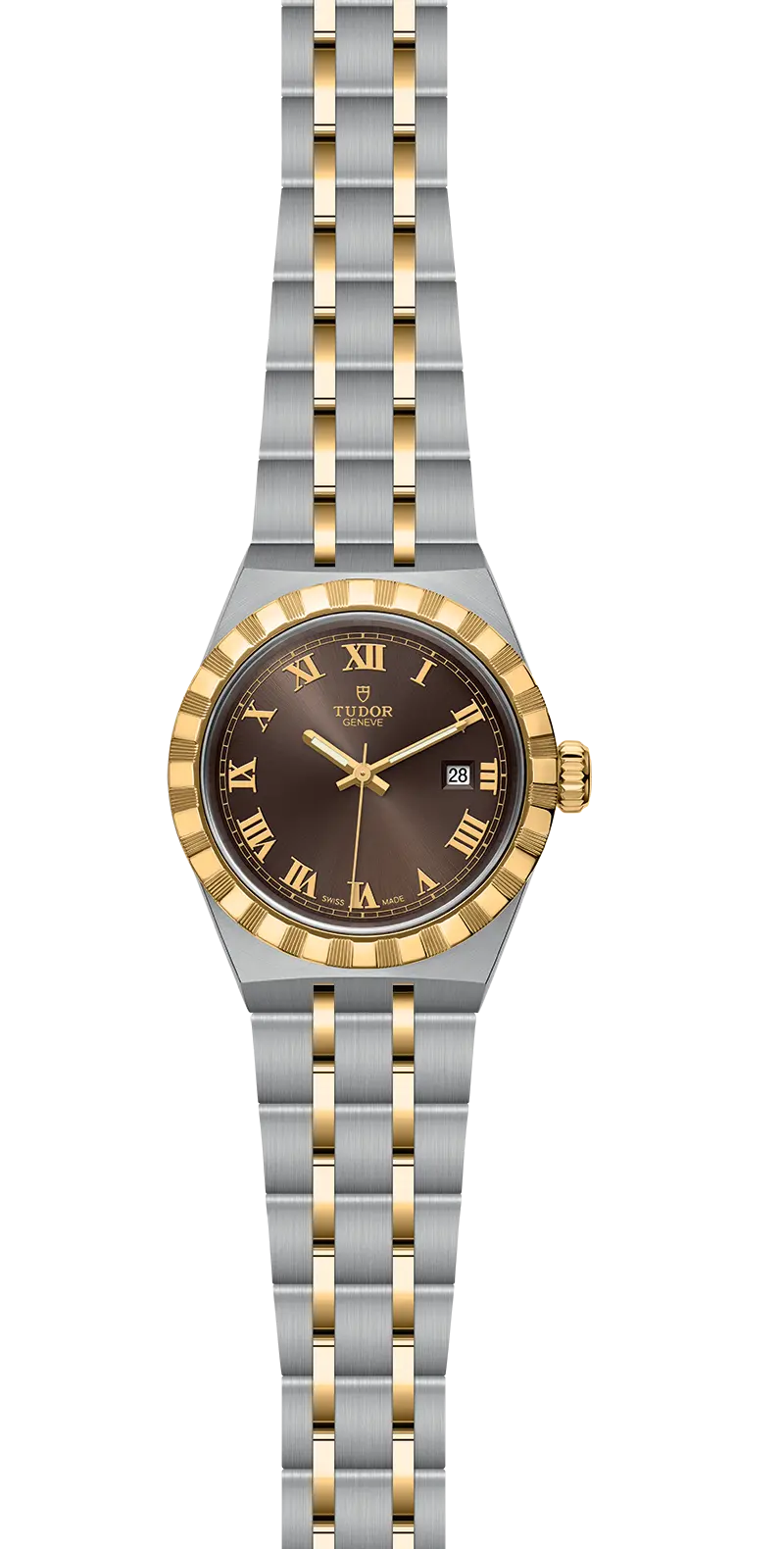 TUDORTUDOR RoyalTUDOR Royal28mm steel case with polished and satin finish - M28303-0008 at Cortina Watch Thailand