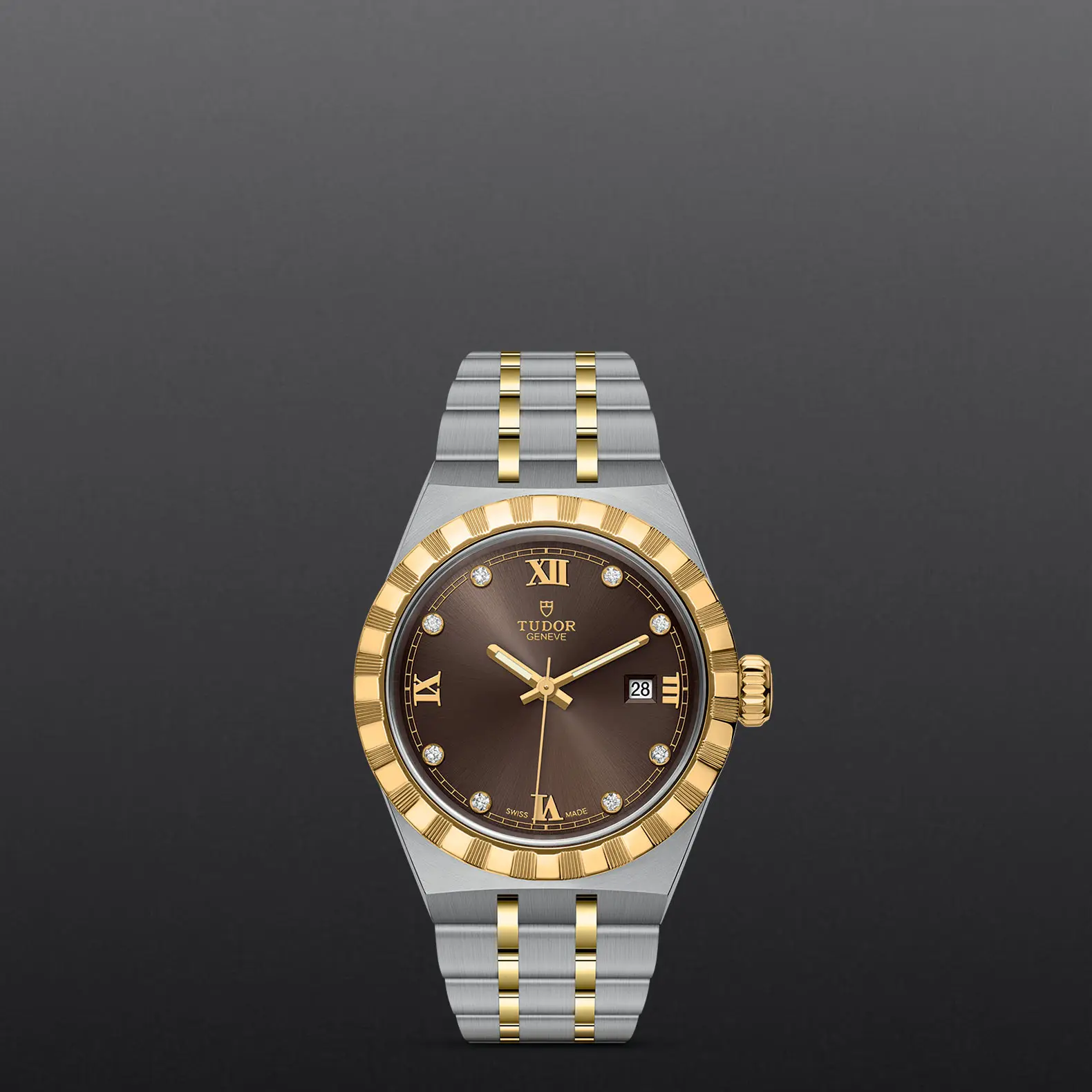 TUDORTUDOR RoyalTUDOR Royal28mm steel case with polished and satin finish - M28303-0009 at Cortina Watch Thailand