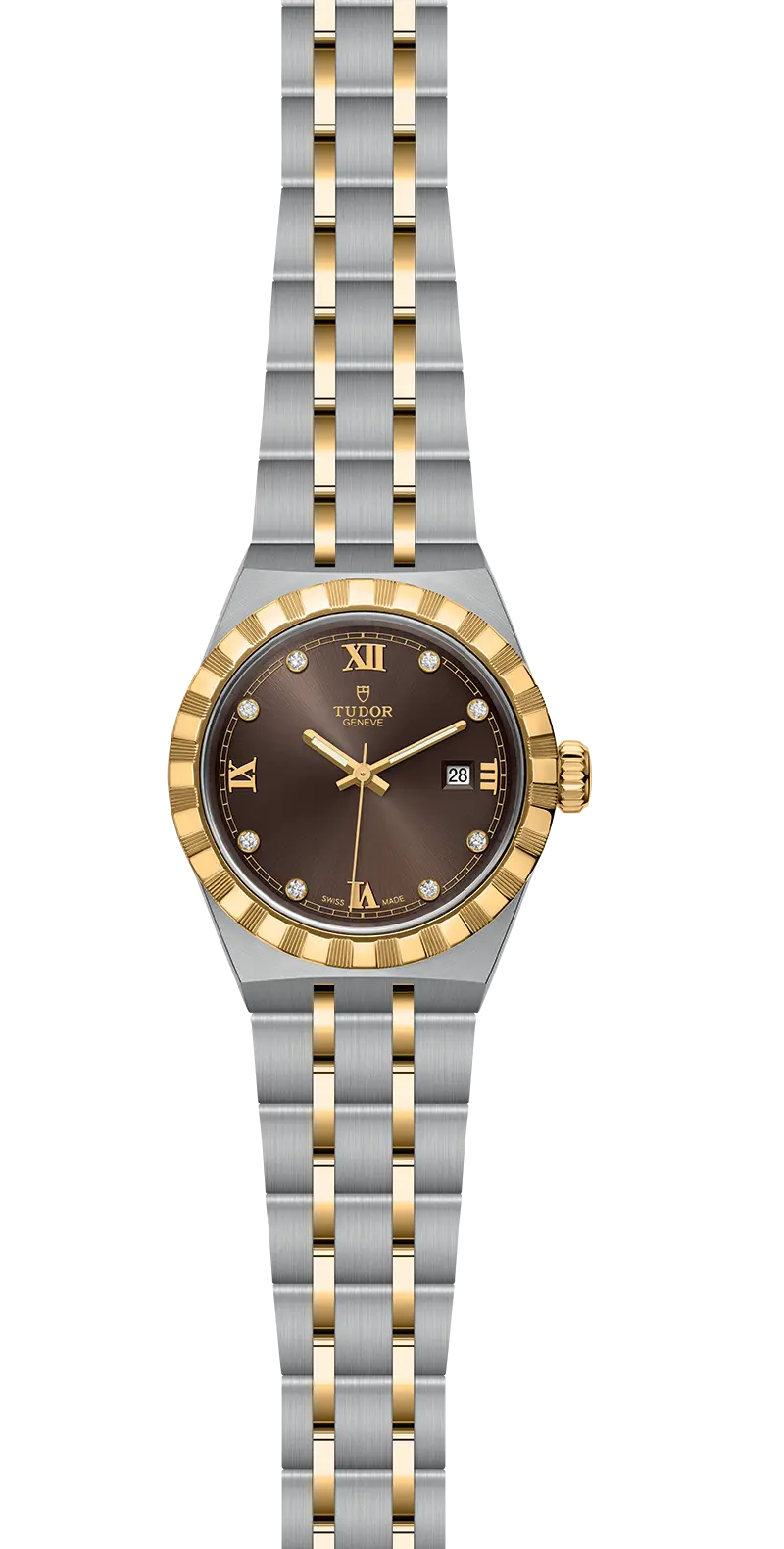 TUDORTUDOR RoyalTUDOR Royal28mm steel case with polished and satin finish - M28303-0009 at Cortina Watch Thailand