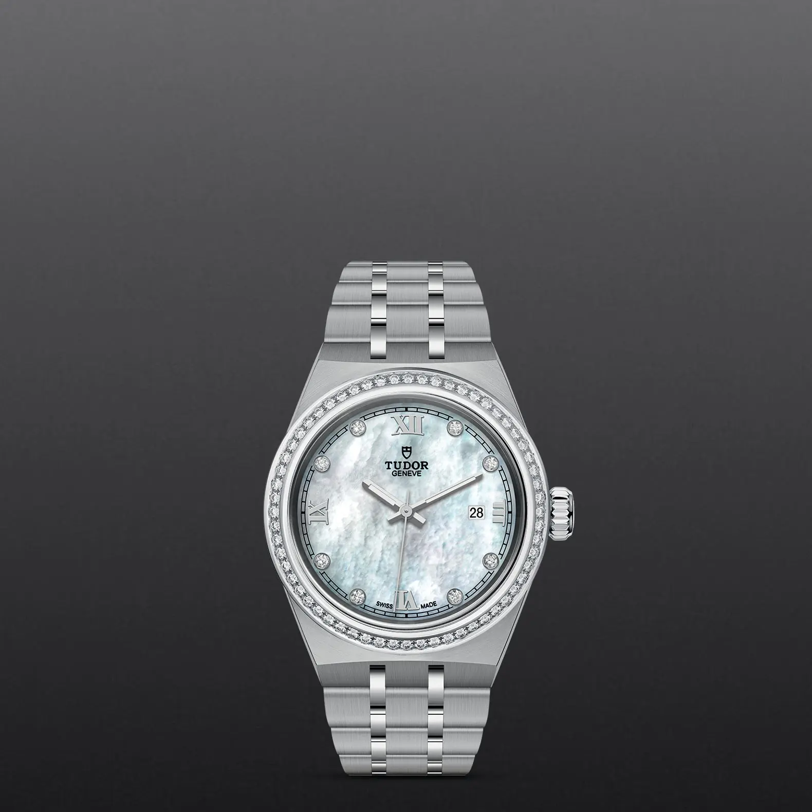 TUDORTUDOR RoyalTUDOR Royal28mm steel case with polished and satin finish - M28320-0001 at Cortina Watch Thailand